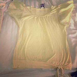 Yellow 2 tween blouse